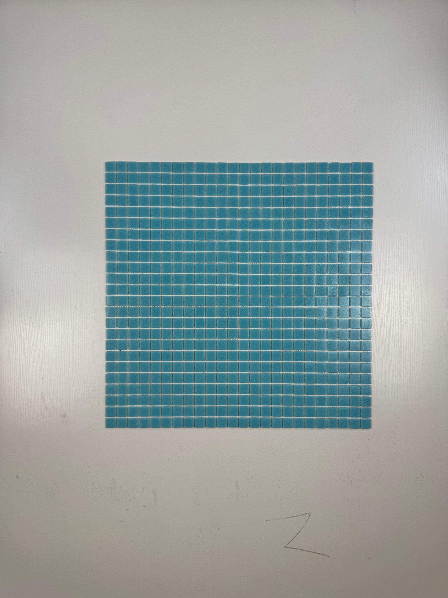 Sky Blue Hot Melt Glass Mosaic -Swimming Pool Tile