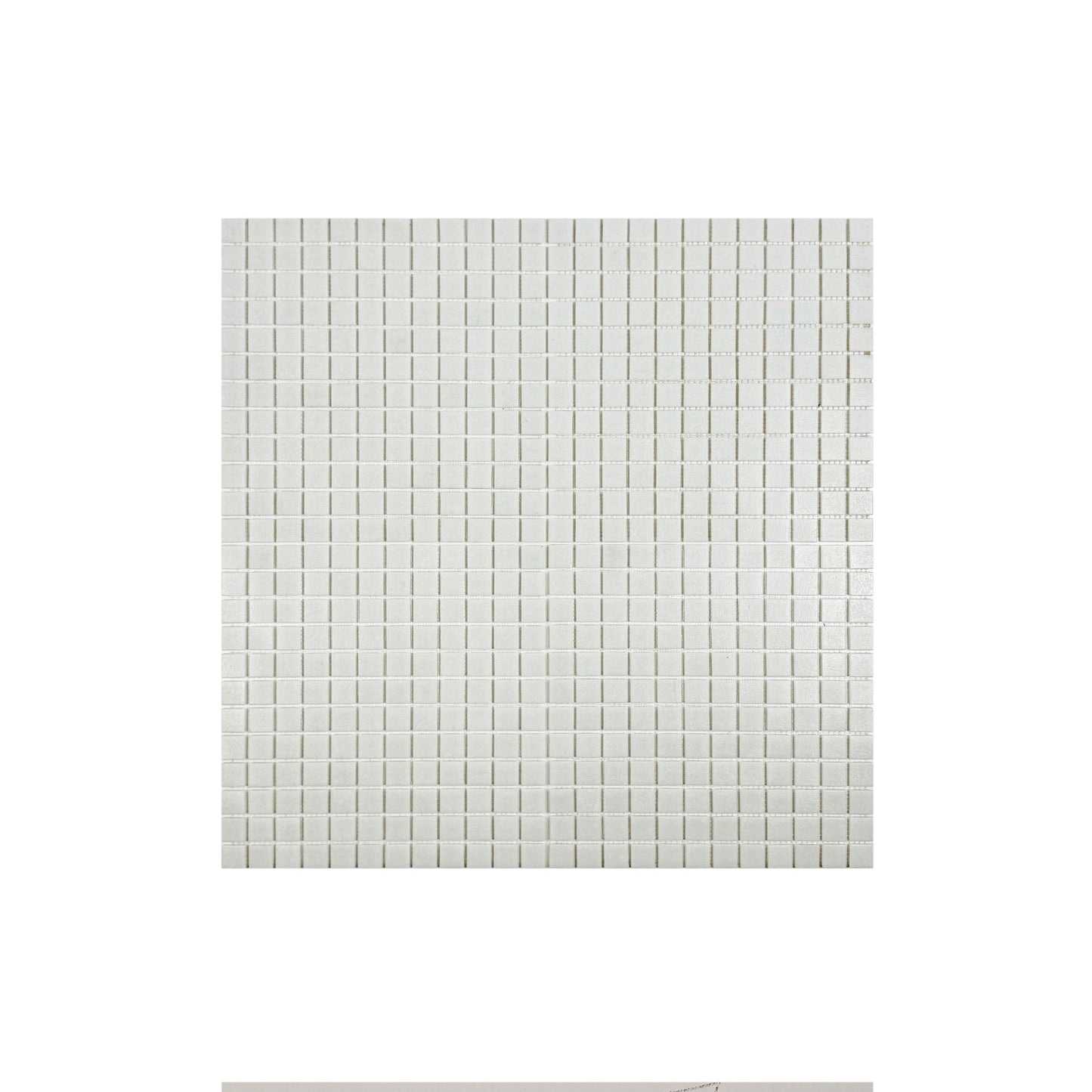 White Hot Melt Glass Mosaic -Swimming Pool Tile