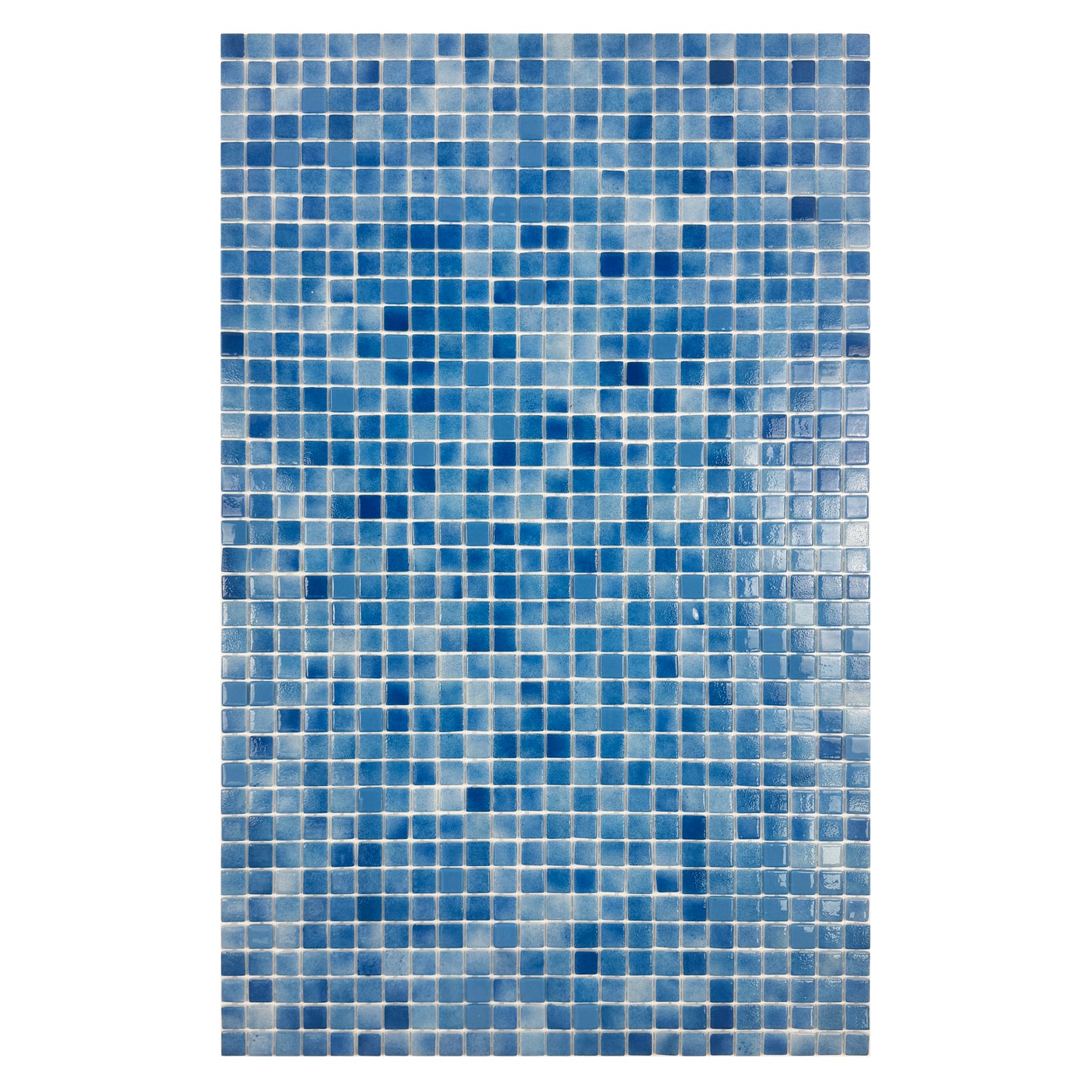 Light Blue Recycled Glass Mosaic -Swimming Pool Tile
