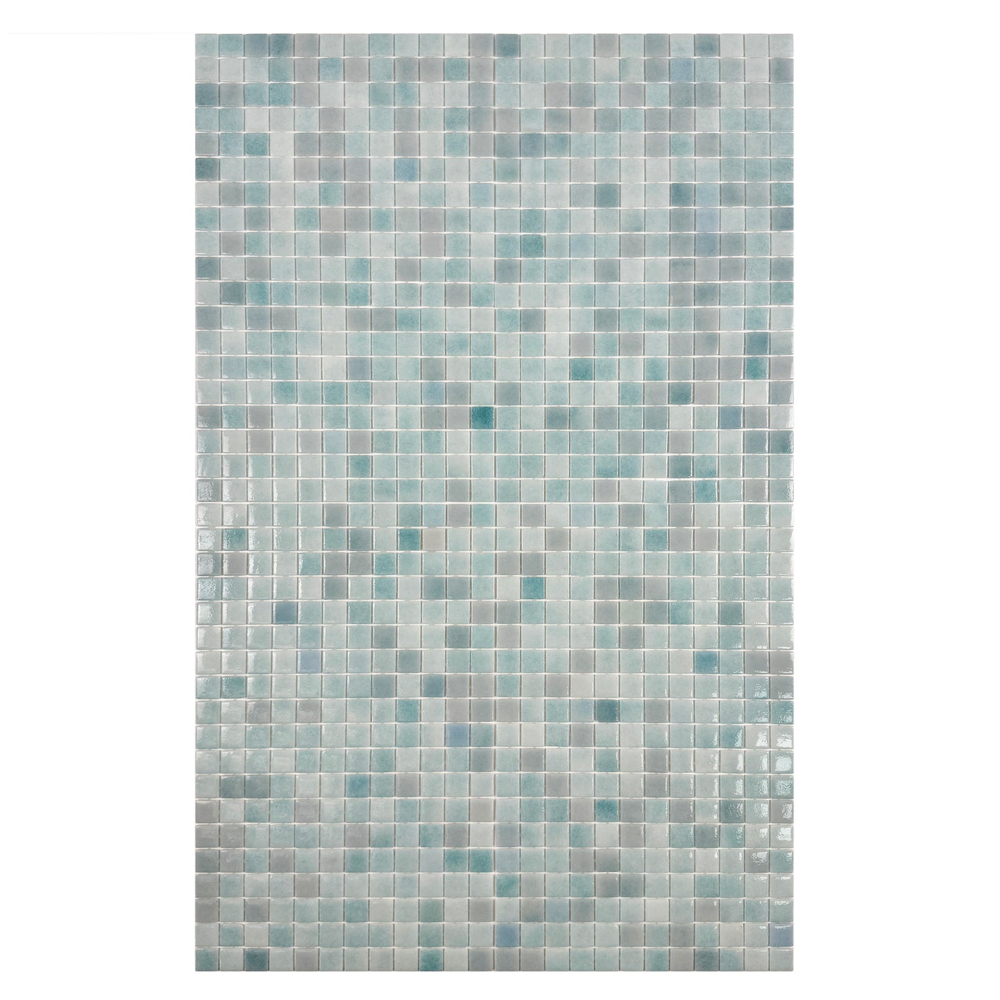 Baby Blue Recycled Glass Mosaic -Swimming Pool Tile