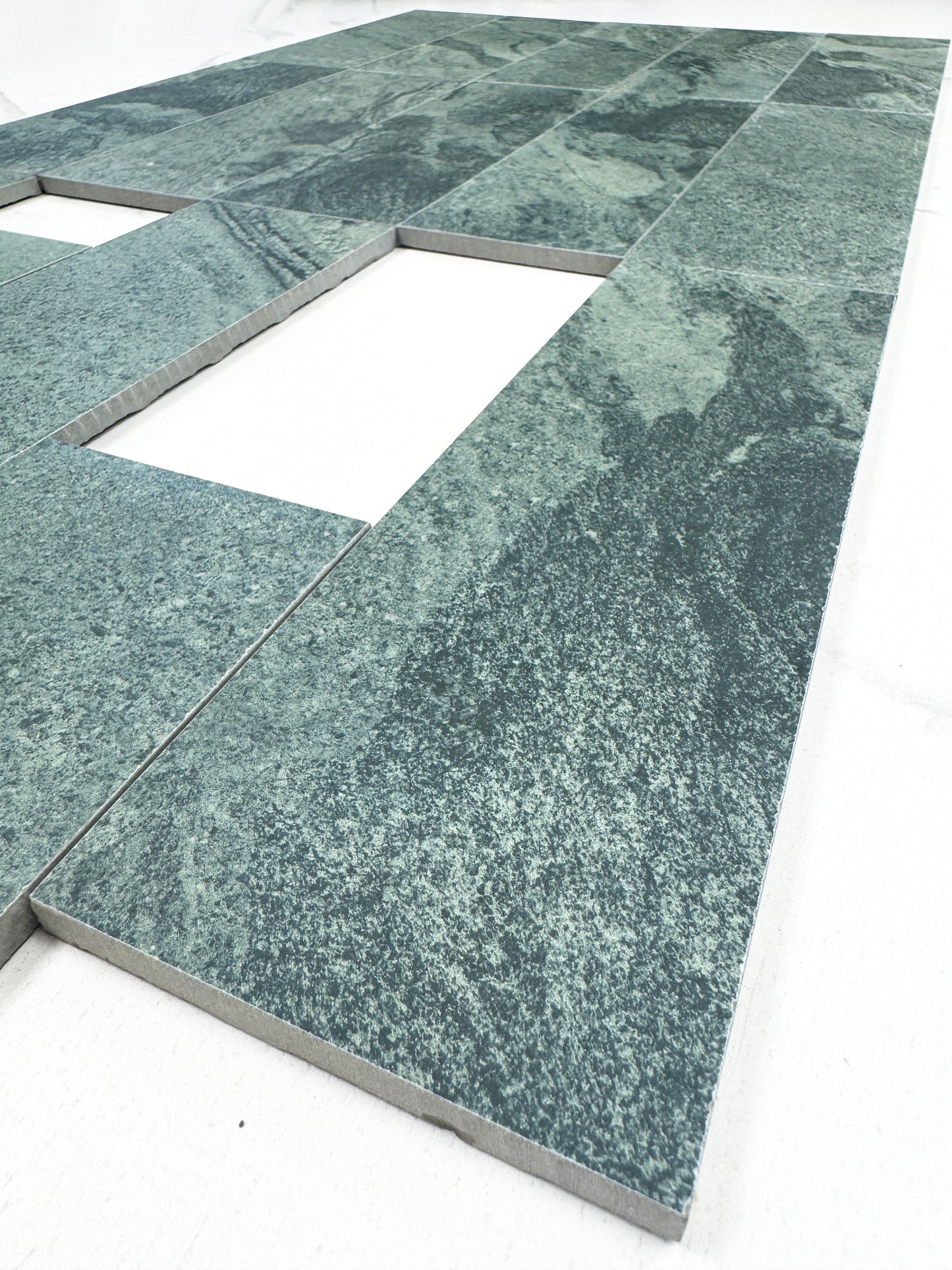 Green Porcelain Tile-Sukabumi Swimming Pool Tile