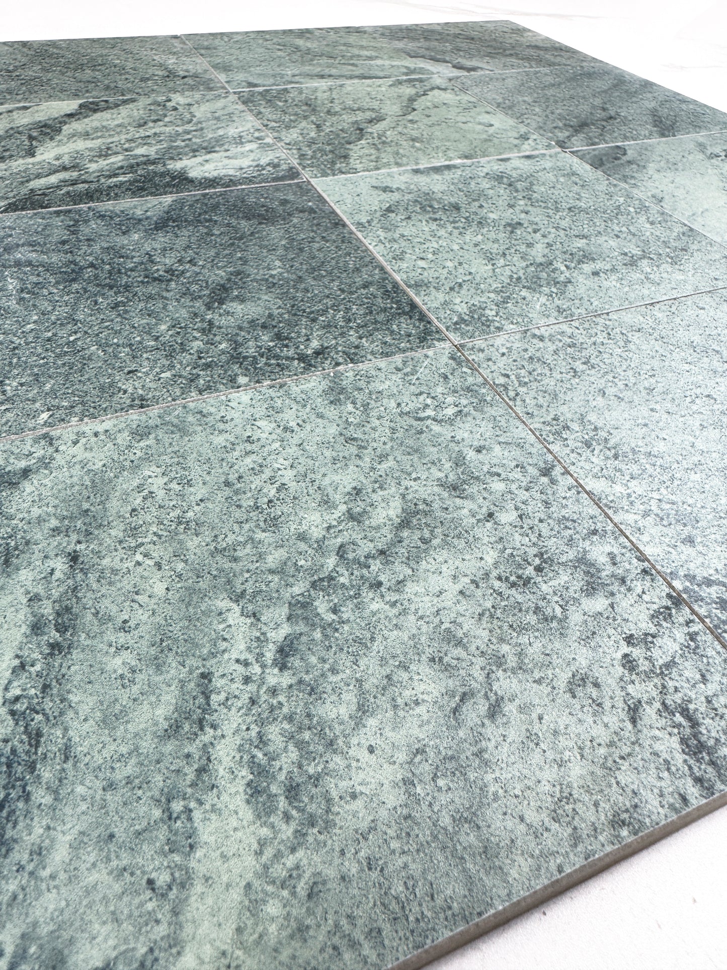 Green Pattern Porcelain Tile-Sukabumi Swimming Pool Tile