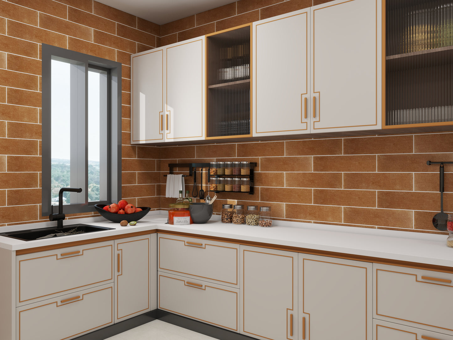 French Beige Porcelain Subway Tile-Artisanal Tile