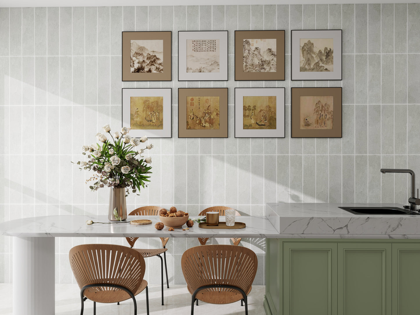 Grey Porcelain Subway Tile-Artisanal Tile