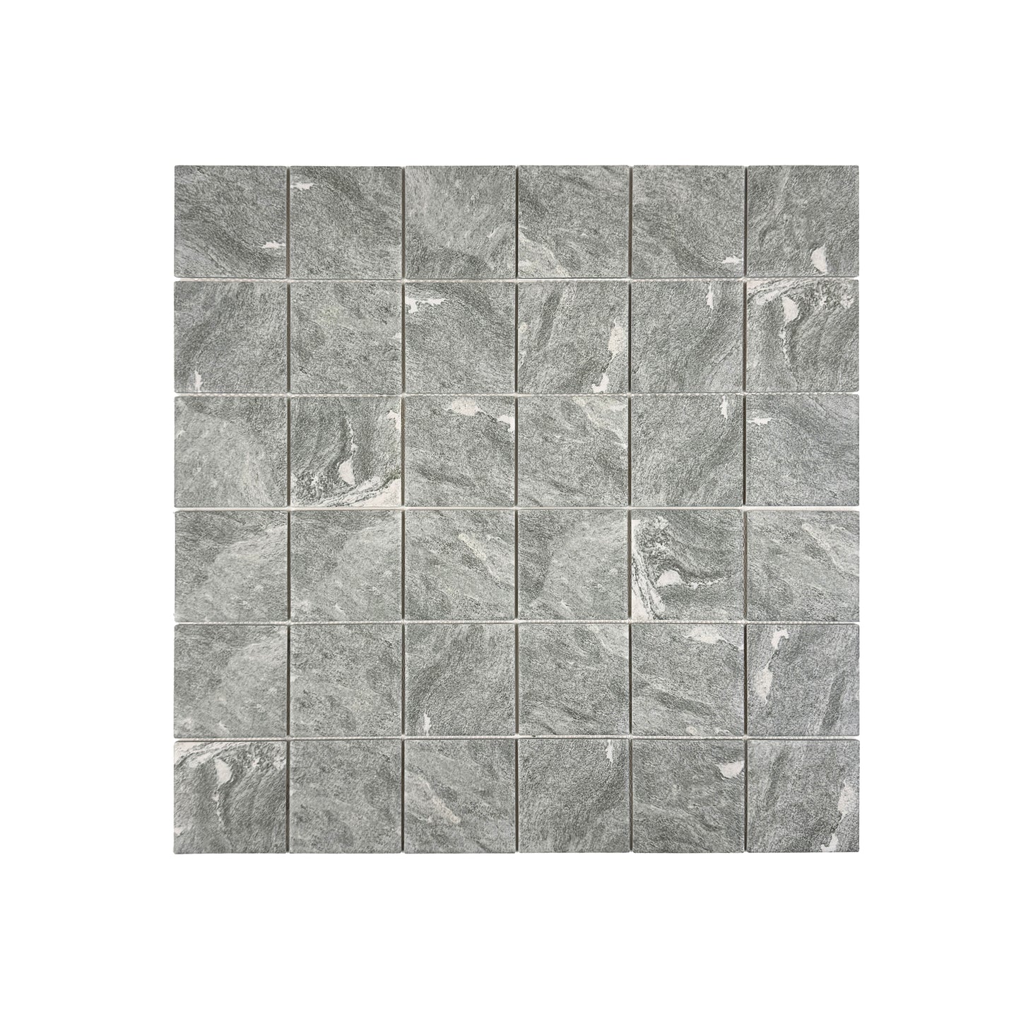 Myanmar Grey Stone Pattern Flate Surface Porcelain Mosaic-Swimming Pool Tile