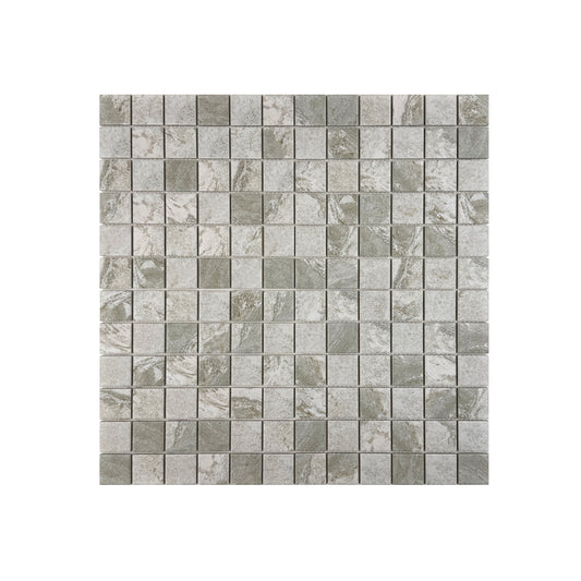 Light Beige Stone Pattern Porcelain Mosaic-Swimming Pool Tile