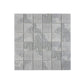 Glacier Grey Stone Pattern Porcelain Mosaic-Swimming Pool Tile