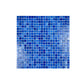 Noble Haven Loyal Blue & Navy Blue & Neon Blue Mixed Cloud Hand-Drown Crystal Glass Mosaic