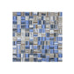 Dark Blue & Milky White & Light Grey Mixed  Porcelain Mosaic-Swimming Pool Tile