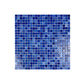 Noble Haven Mightnight Blue & Loyal Blue & Navy Blue & Neon Blue Mixed Cloud Hand-Drown Crystal Glass Mosaic