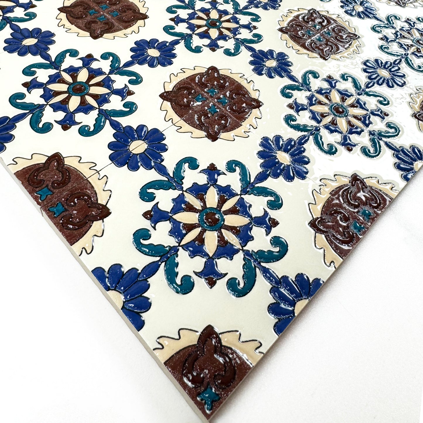 Desert Jewel Moroccan Style Glossy Ceramic Tile Pattern 10