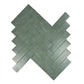 Hunter Green Porcelain Subway Tile-Artisanal Tile