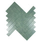 Sea Green Porcelain Subway Tile-Artisanal Tile