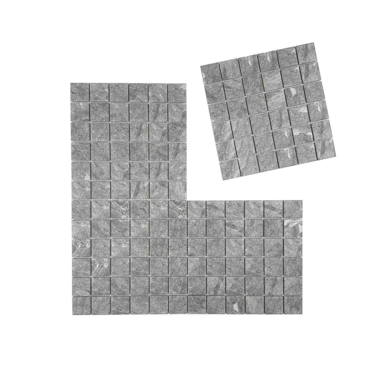 Myanmar Grey Stone Pattern Flate Surface Porcelain Mosaic-Swimming Pool Tile