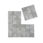 Glacier Grey Stone Pattern Porcelain Mosaic-Swimming Pool Tile