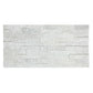 Starlit Quartz  Crystal White Split Marble Wall Cladding