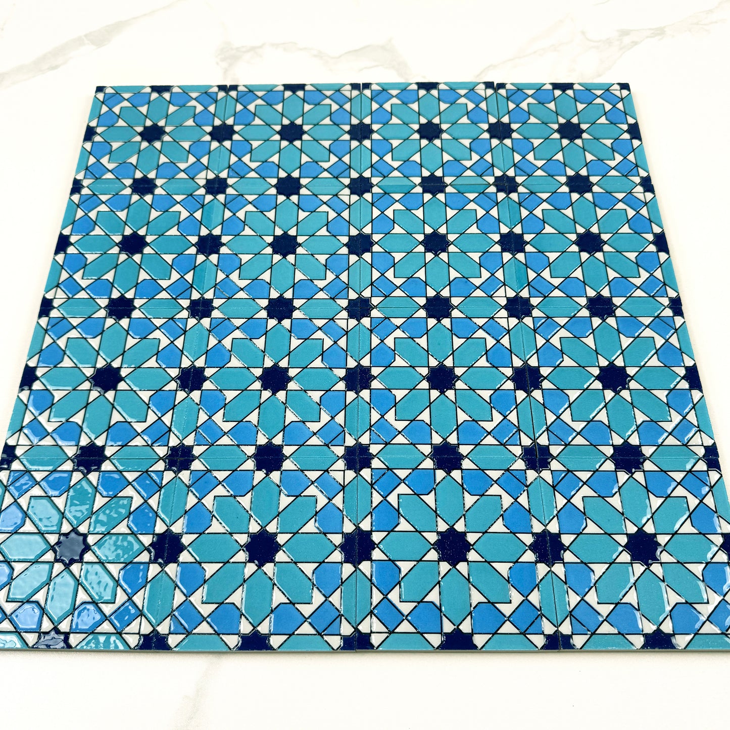 Desert Jewel Moroccan Style Glossy Ceramic Tile Pattern 16