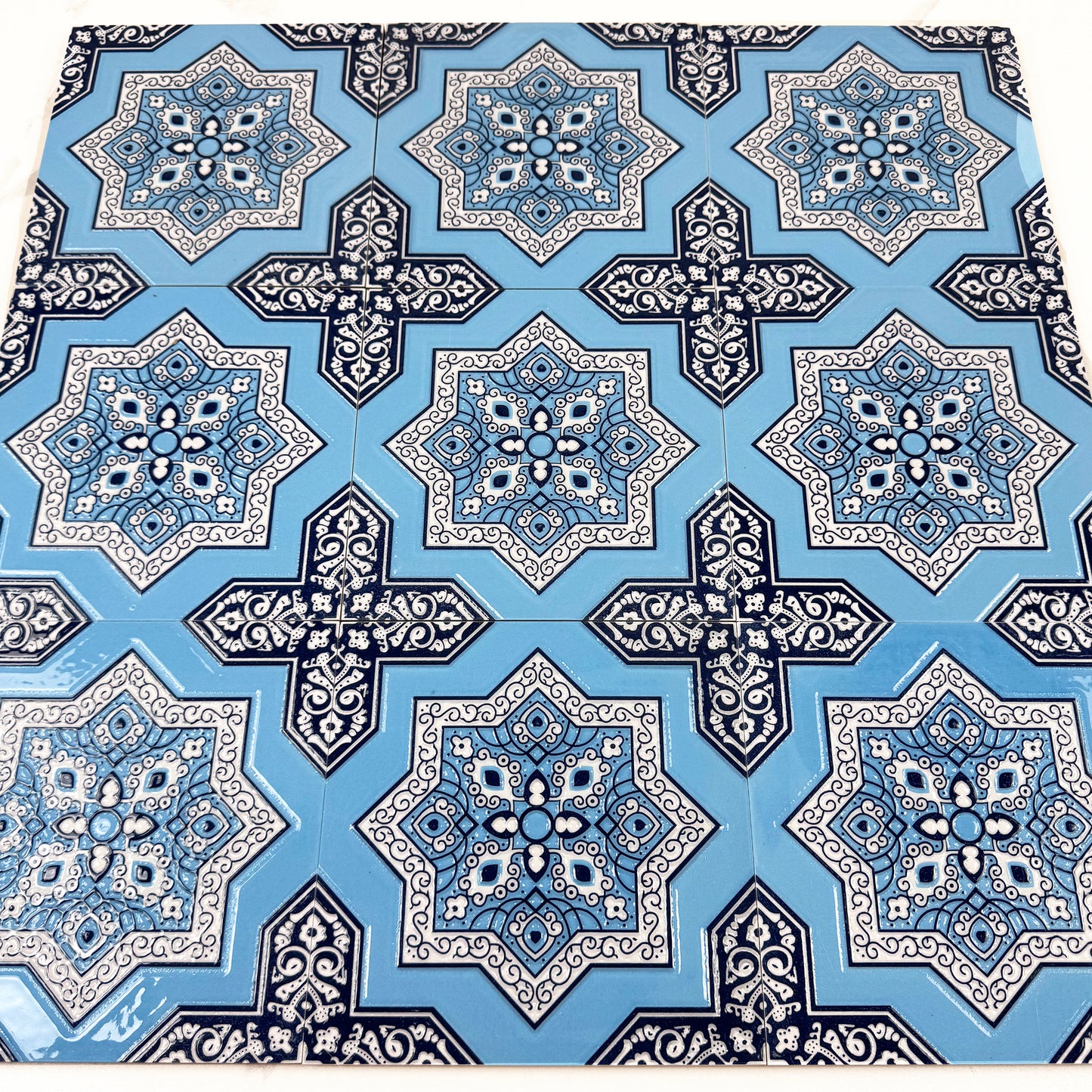 Royal Souk Moroccan Style Glossy Ceramic Tile Pattern 204