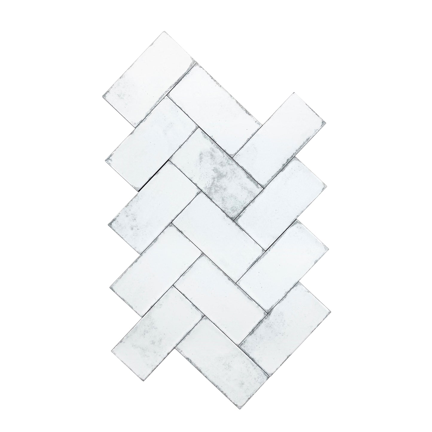 Snow White Ceramic Subway Tile-Artisanal Tile