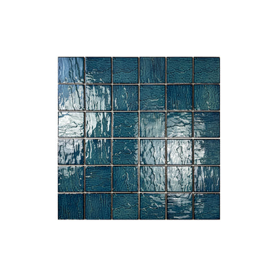 Fern Green 3D Crystalline Glazed Porcelain Mosaic-Swimming Pool Tile