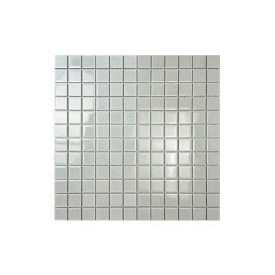 White Double Crackle Porcelain Mosaic-Swimming Pool Tile