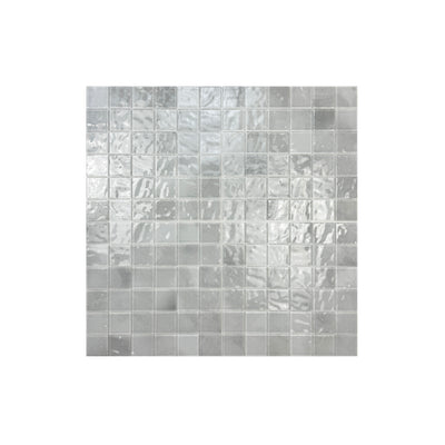 Cotten White & Chiffon White Mixed Crystal Glass Mosaic-Swimming Pool Tile