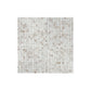 White With Gold Line Hot Melt Glass Mosaic-Swimming Pool Tile