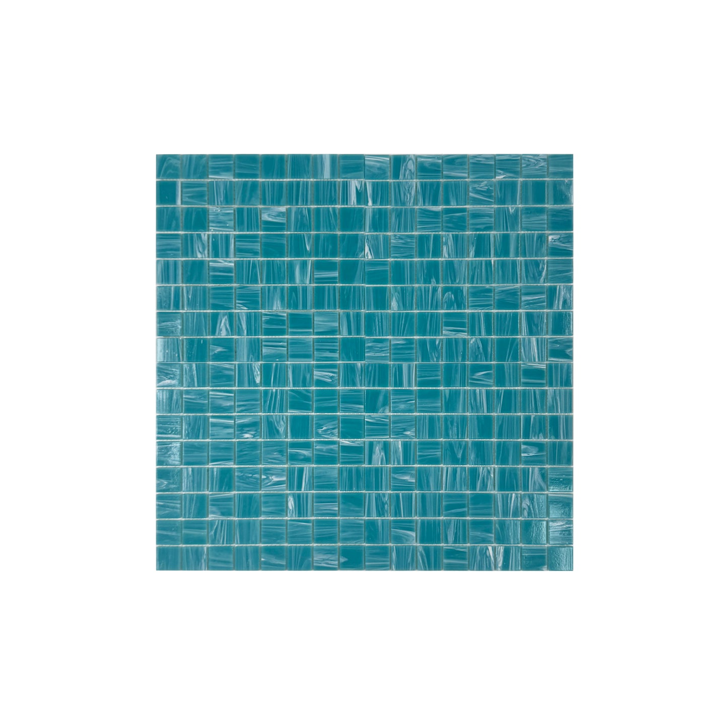 Cerulean Blue Cloud Hot Melt Glass Mosaic-Swimming Pool Tile