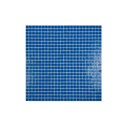 French Blue Hot Melt Glass Mosaic -Swimming Pool Tile
