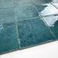 Spanish Radiant Harmony  Rich Green Glossy Porcelain Artisanal Tile