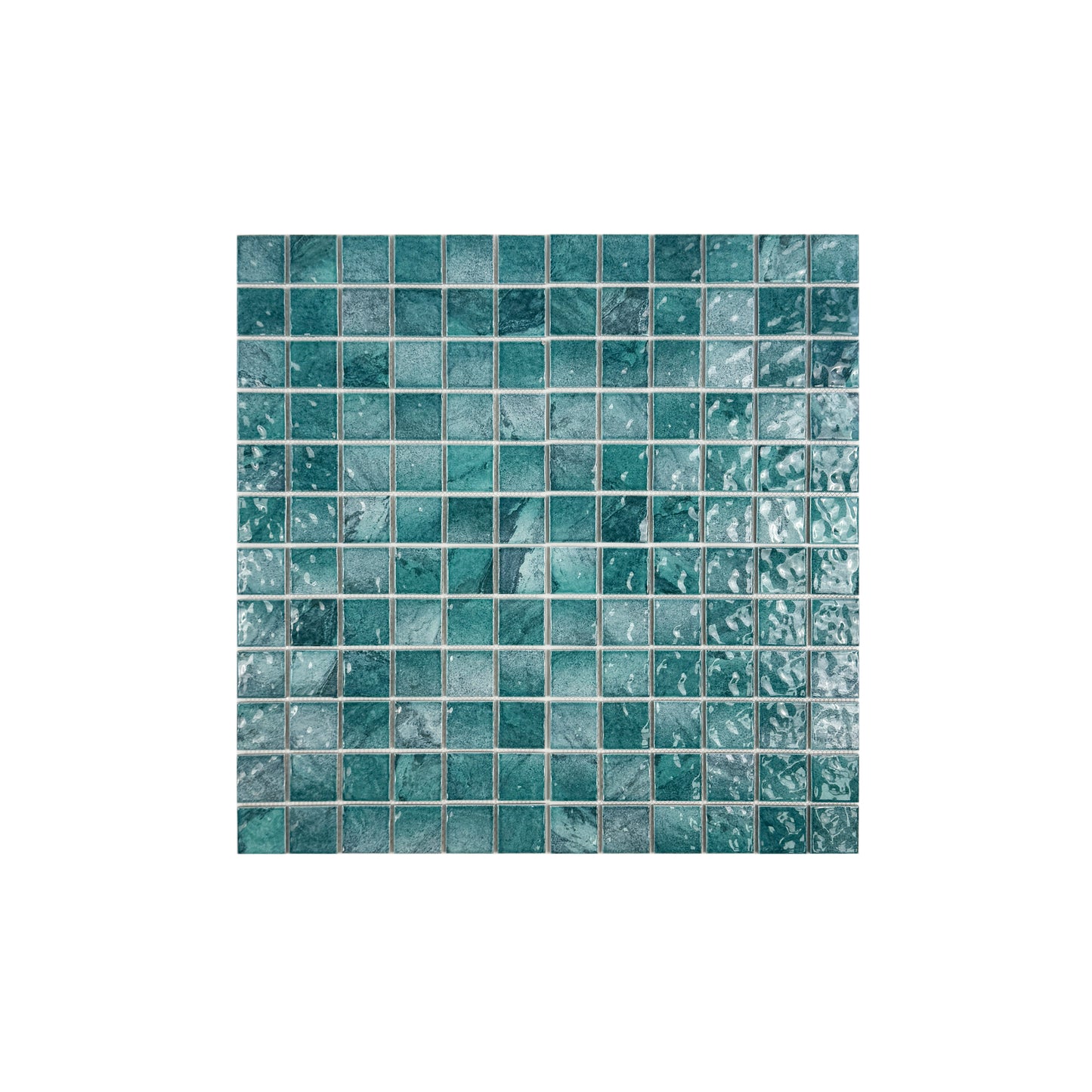 Forest Green Mable Design Porcelain Mosaic-Swimming Pool Tile