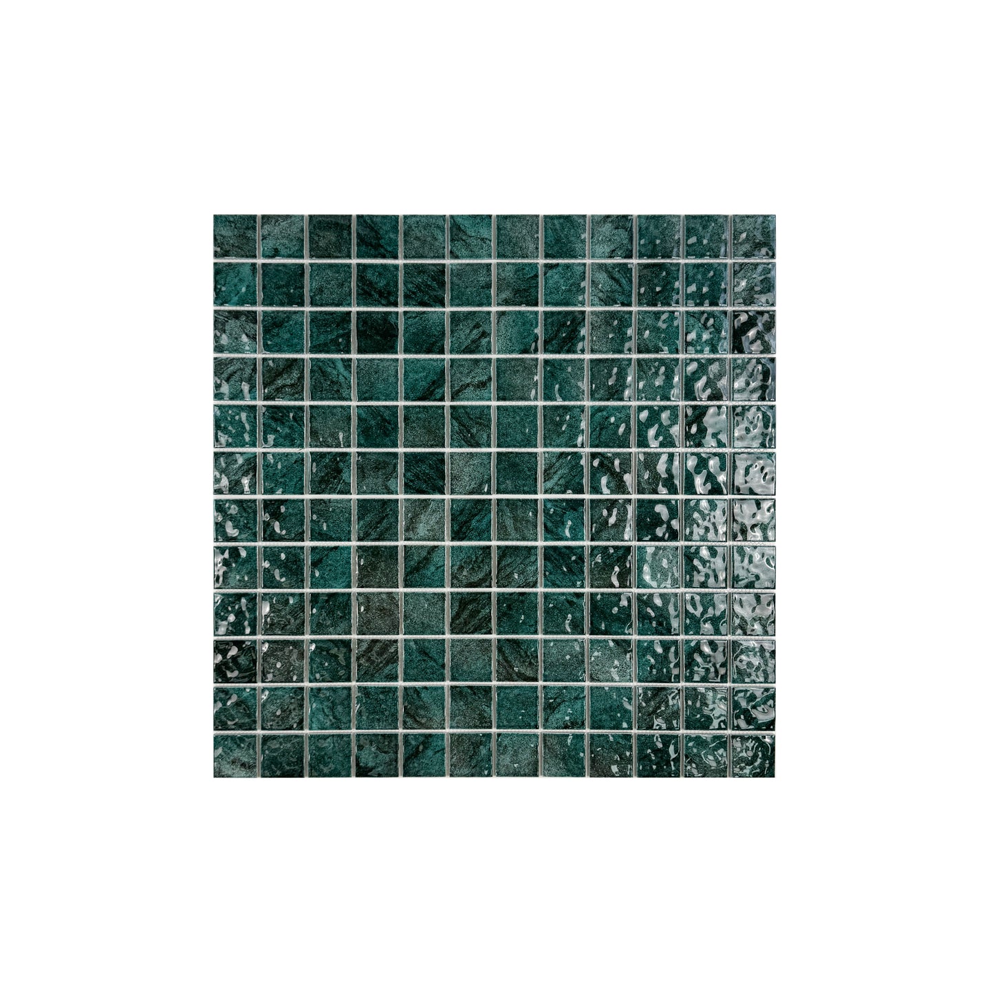 Emerald Green Natural Gradient Design Porcelain Mosaic-Swimming Pool Tile