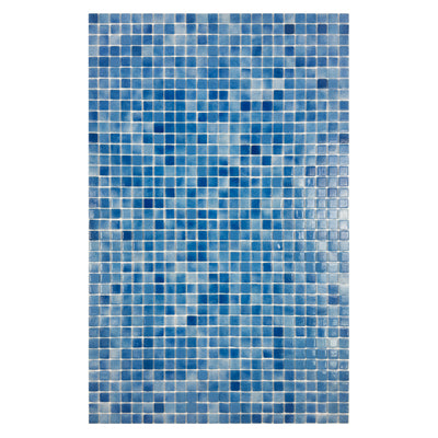 Light Blue  Recycled Glass Mosaic -Swimming Pool Tile