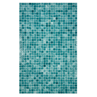 Green  Recycled Glass Mosaic -Swimming Pool Tile