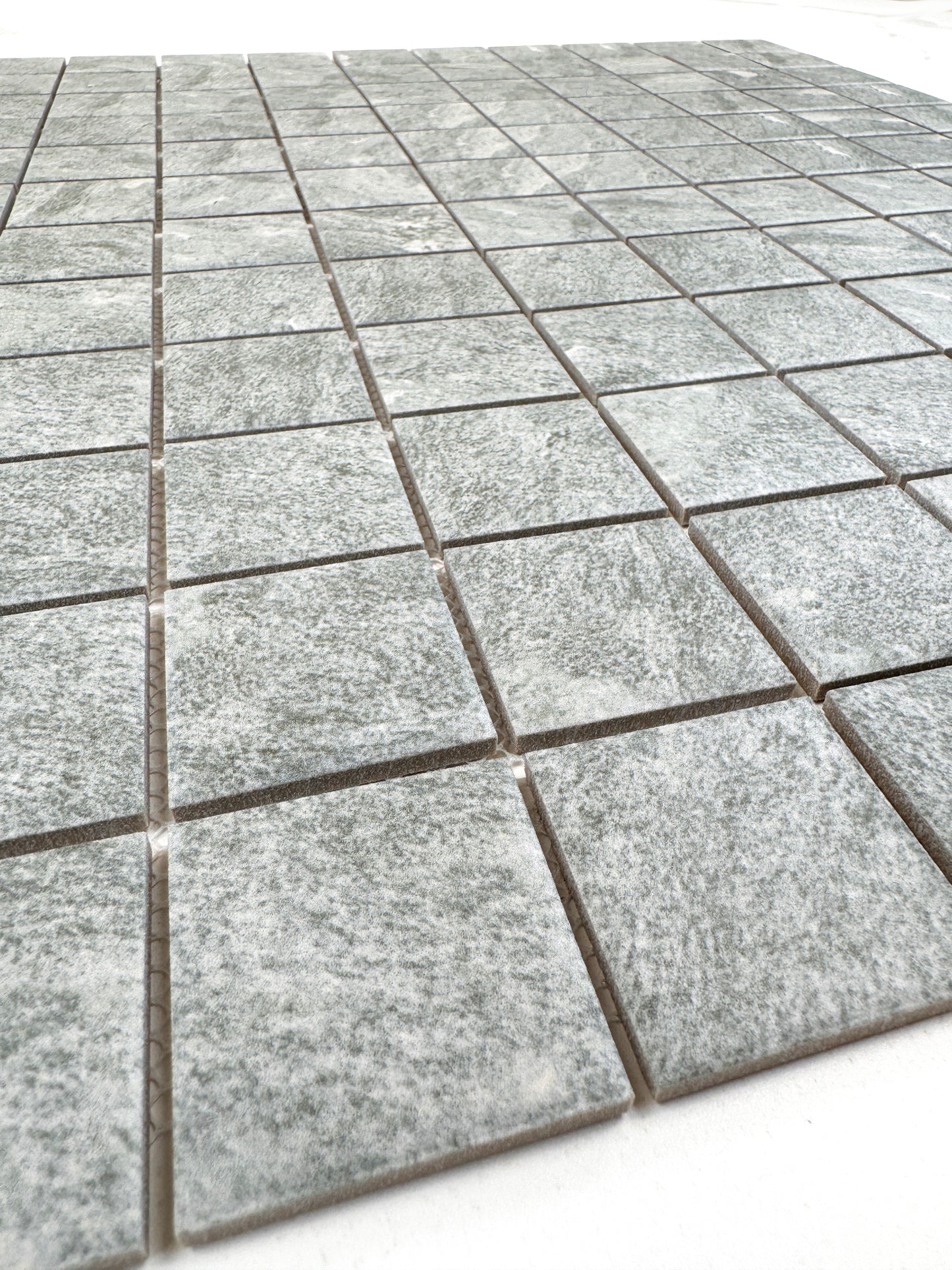 Myanmar Grey Stone Pattern Flate Surface Porcelain Mosaic-Swimming Pool Tile