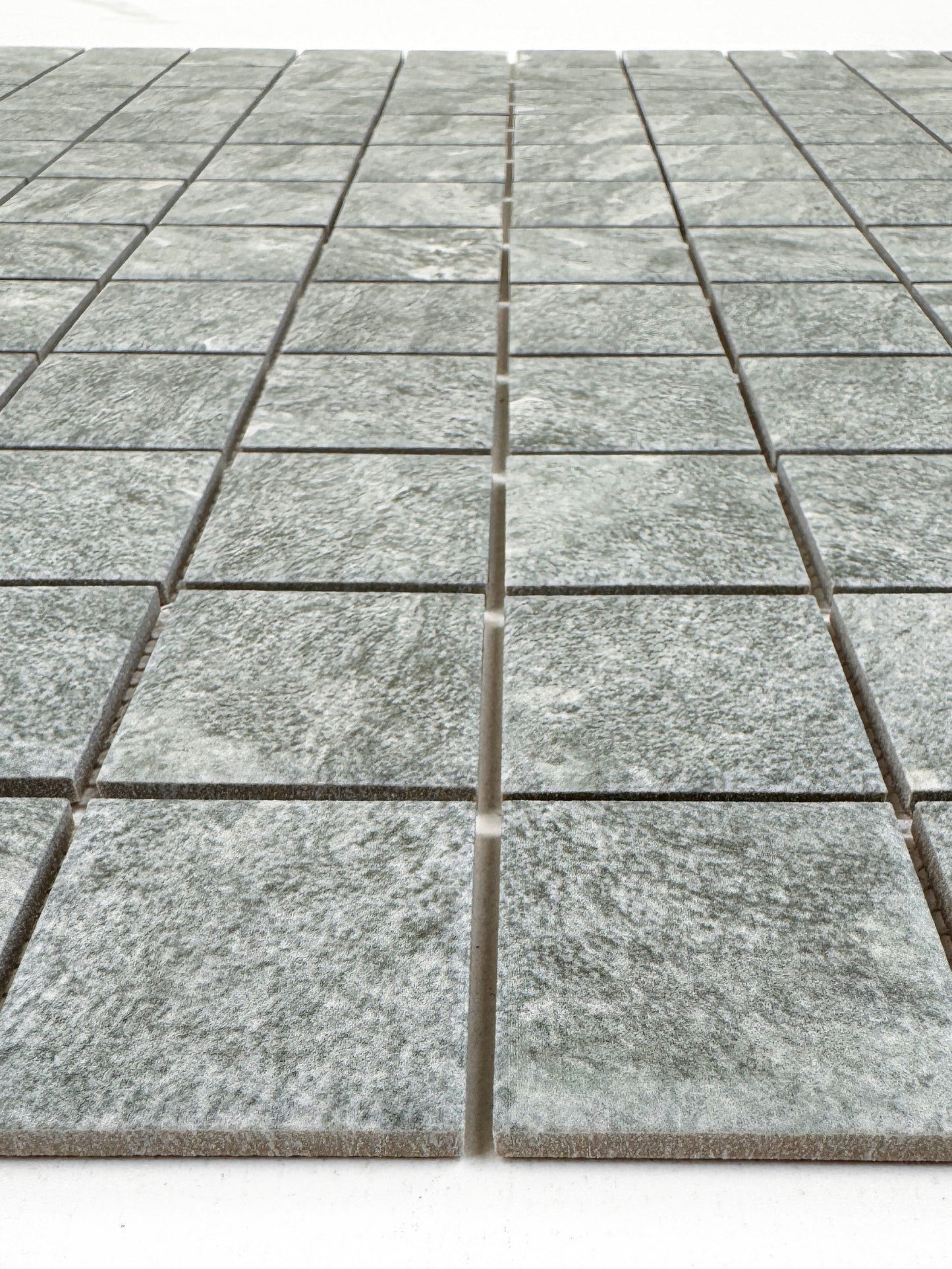 Myanmar Grey Stone Pattern Flate Surface Porcelain Mosaic-Swimming Pool Tile