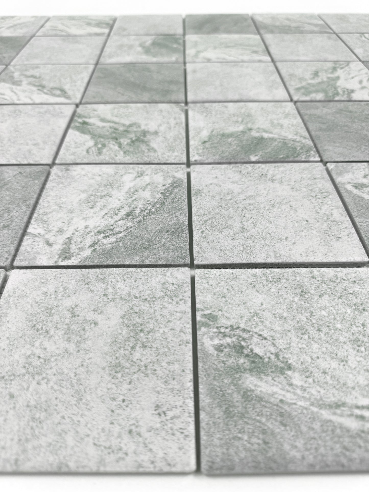 Light Beige Stone Pattern Flate Surface Porcelain Mosaic-Swimming Pool Tile