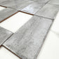 Spanish Timeless Tones  Light Grey Glossy Ceramic Artisanal Tile