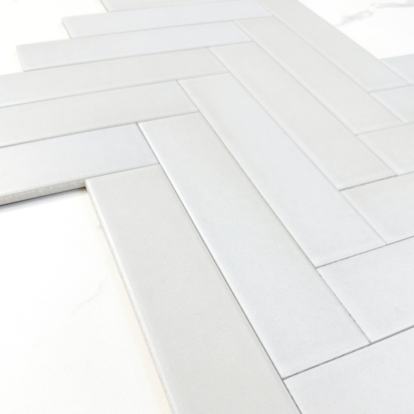 Earth Tones White smoke Matte Porcelain Artisanal Tile