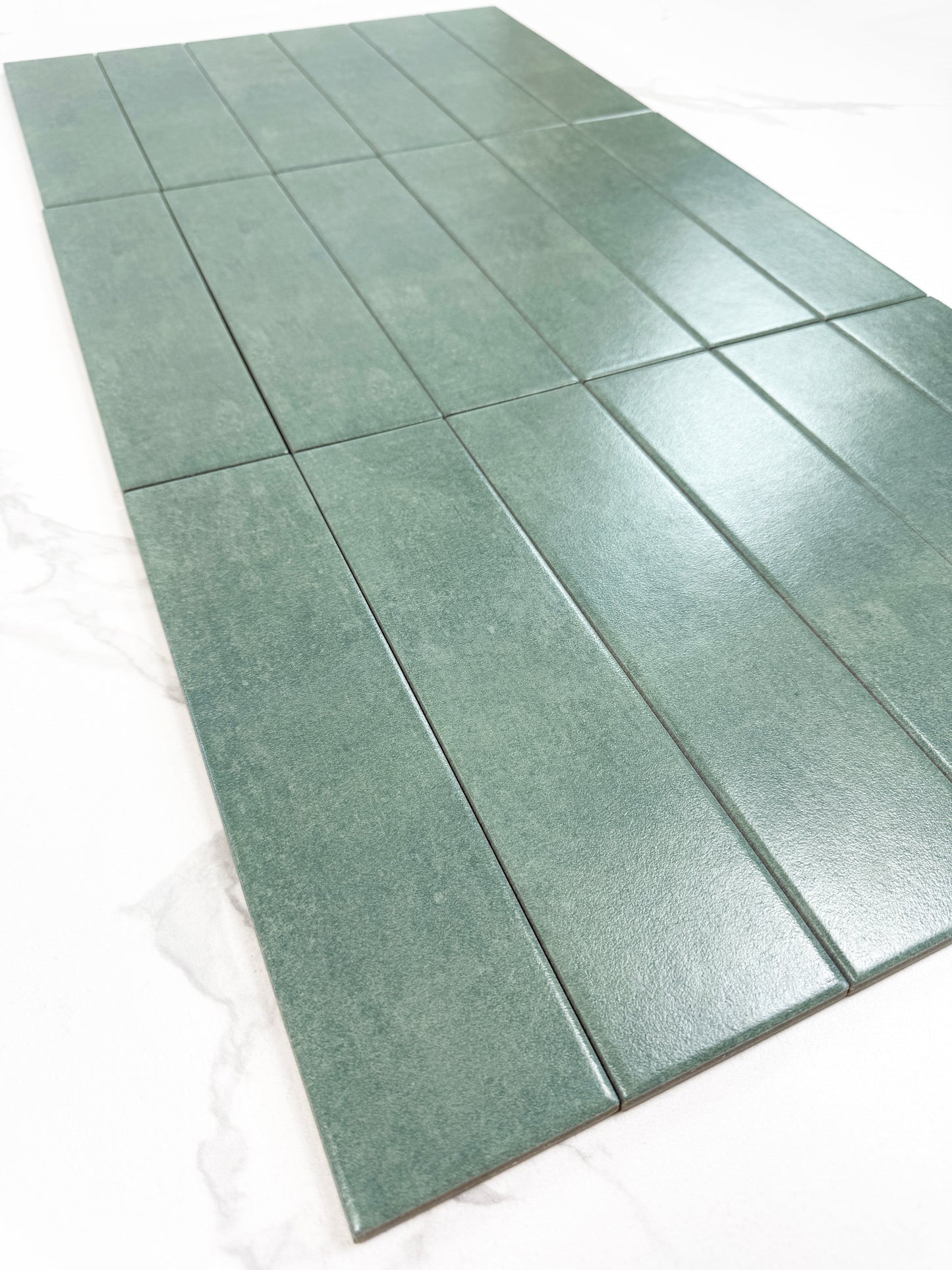 Sea Green Porcelain Subway Tile-Artisanal Tile