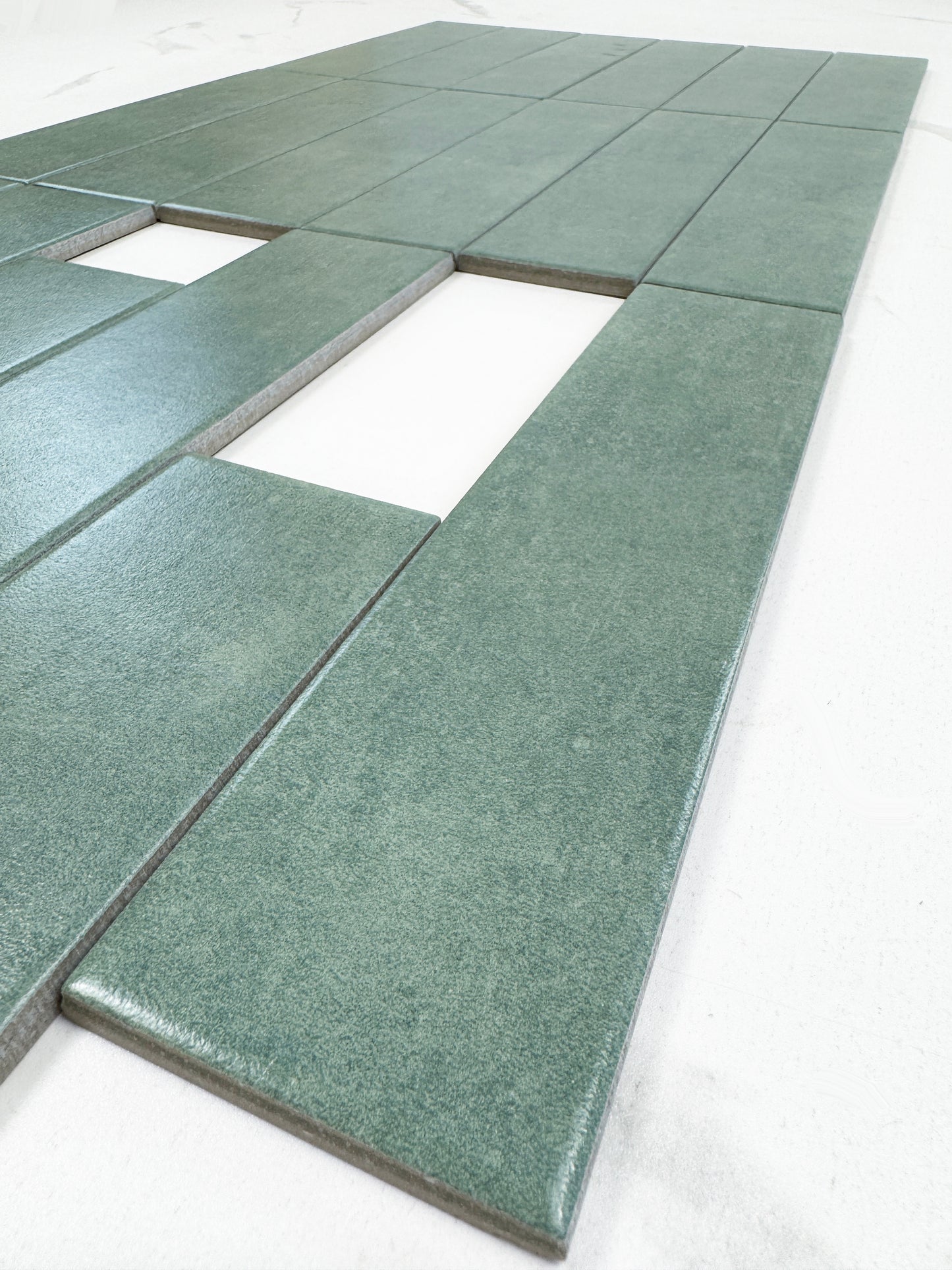 Sea Green Porcelain Subway Tile-Artisanal Tile