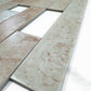 Light Sandy Beige& Creamy Off-White Mixed Porcelain Subway Tile-Artisanal Tile