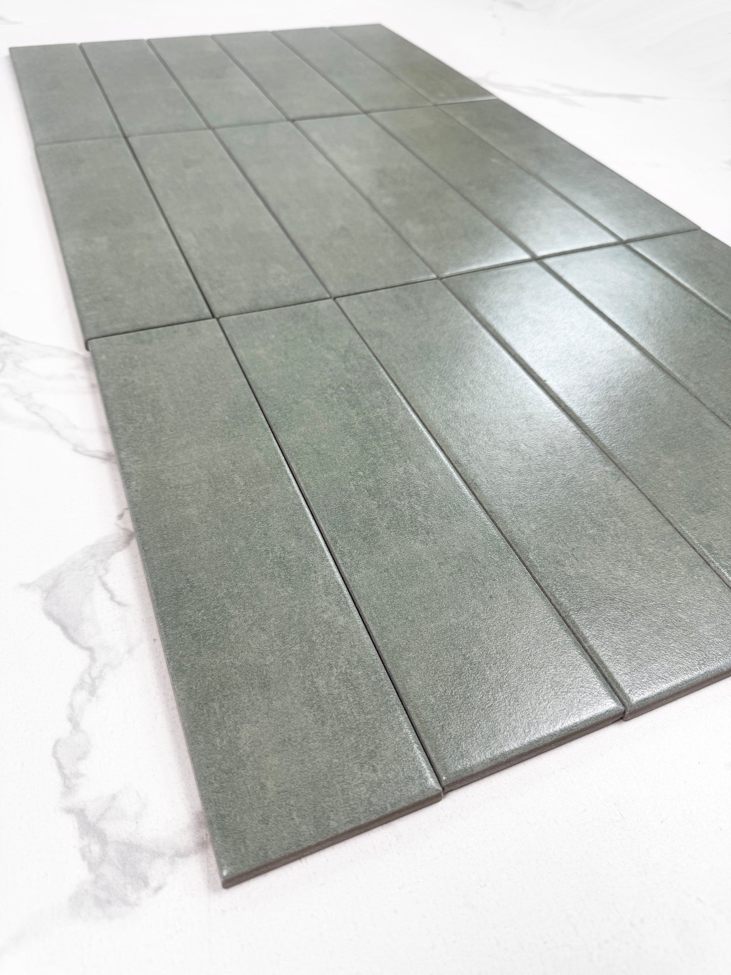 Sage Green Porcelain Subway Tile-Artisanal Tile