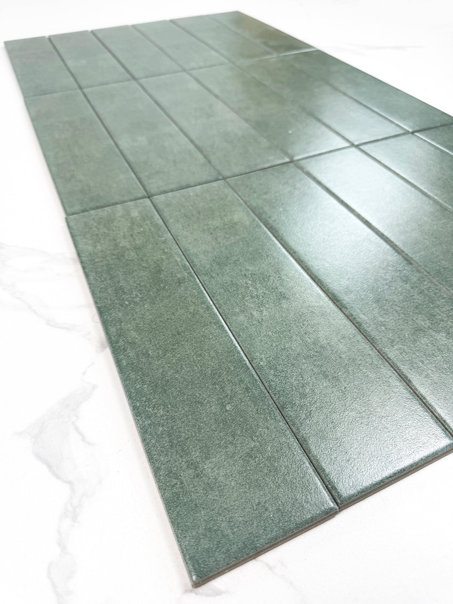 Hunter Green Porcelain Subway Tile-Artisanal Tile