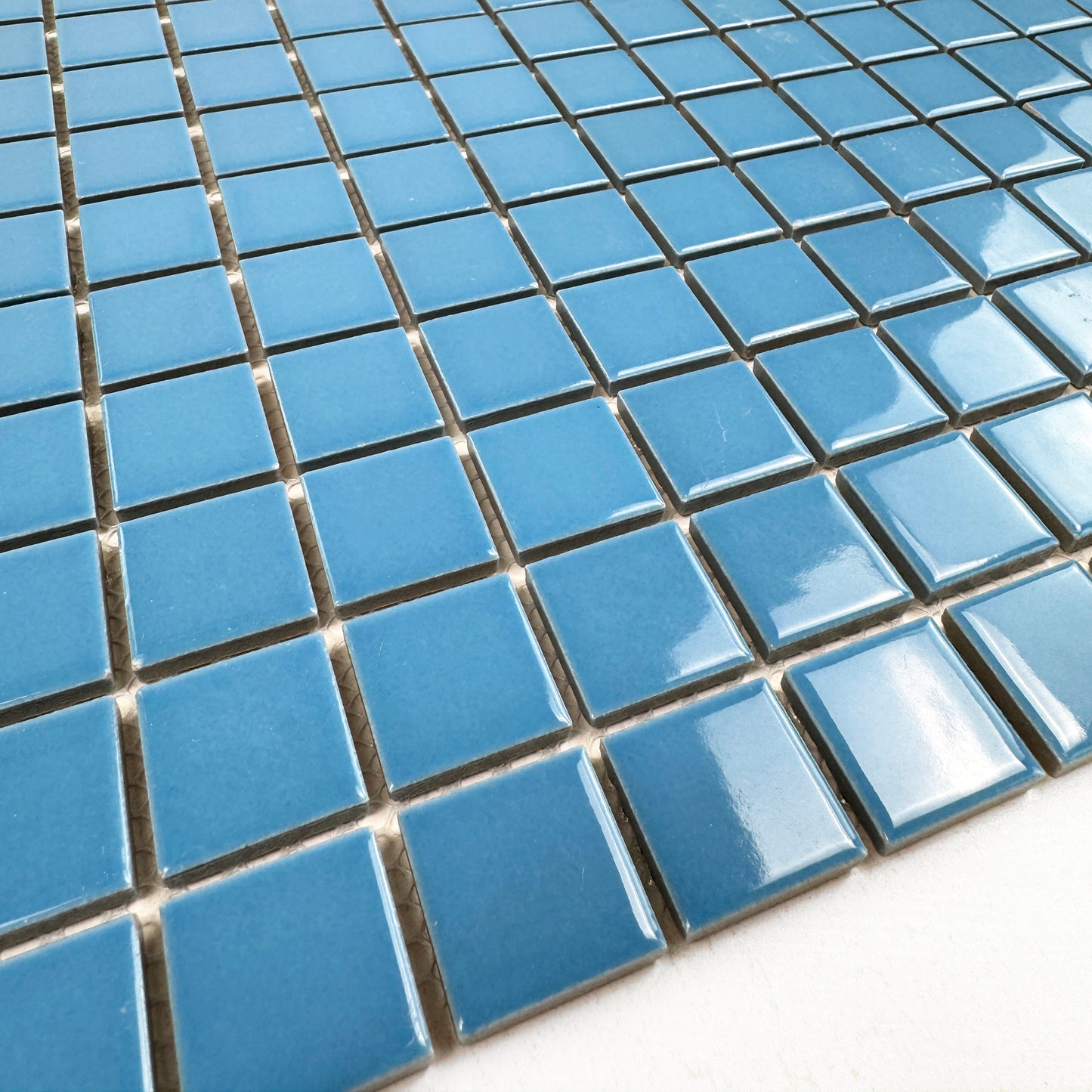 Azure Harmony Light Blue Ordinary Glazed Porcelain Mosaic