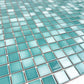 Green Crystalline Glazed Porcelain Mosaic -Swimming Pool Tile