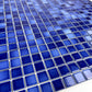 Dark Blue Crystalline Glazed Porcelain Mosaic -Swimming Pool Tile