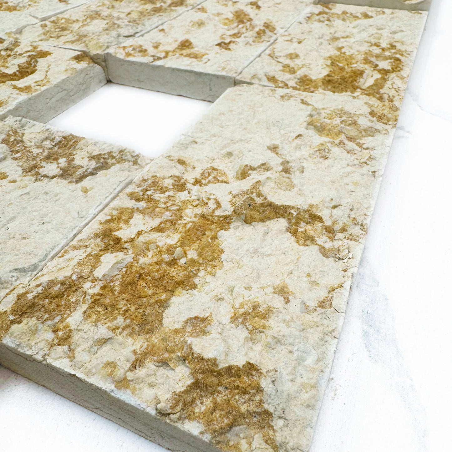 Palatial Sands Sunny Beige  Split Marble Wall Cladding