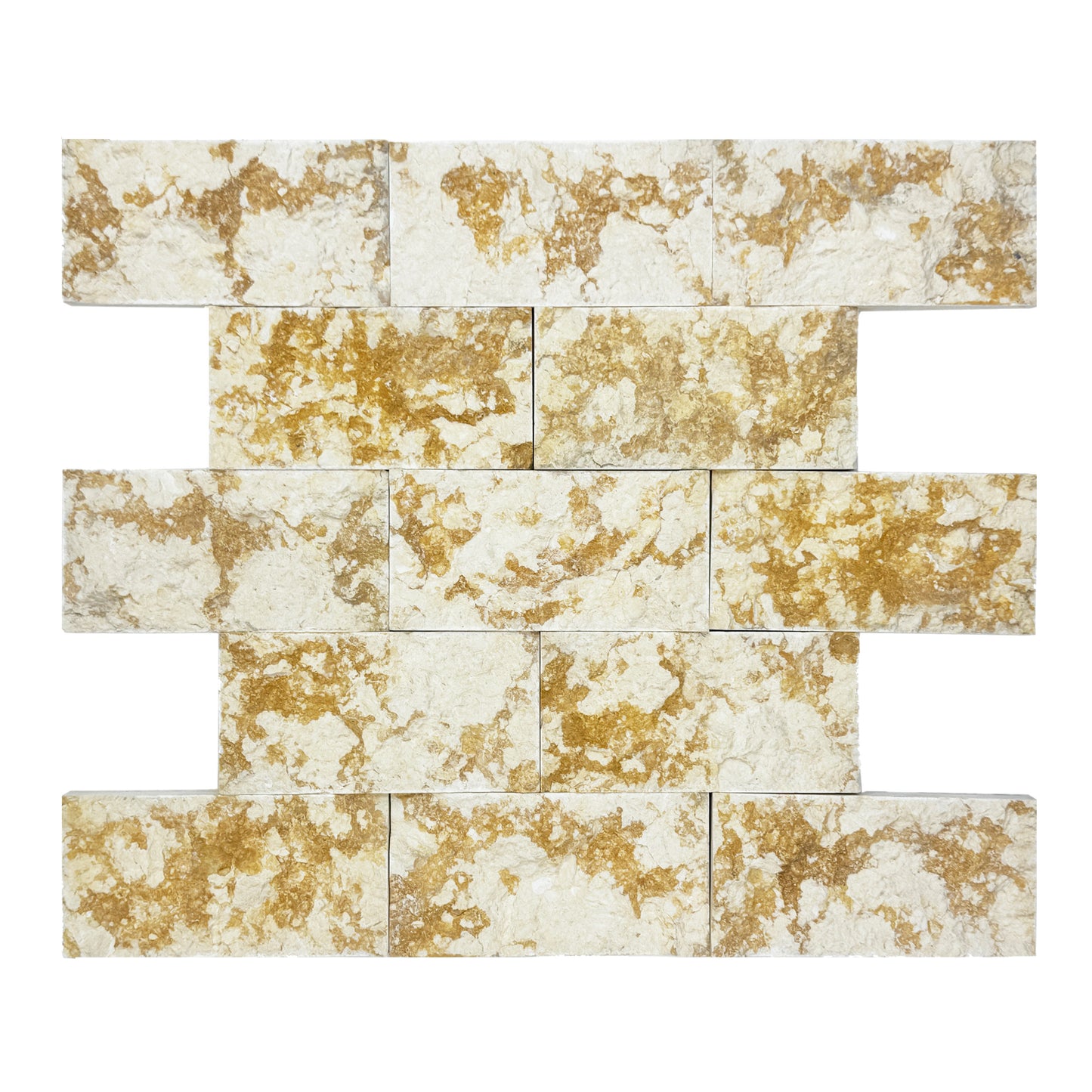 Palatial Sands Sunny Beige  Split Marble Wall Cladding