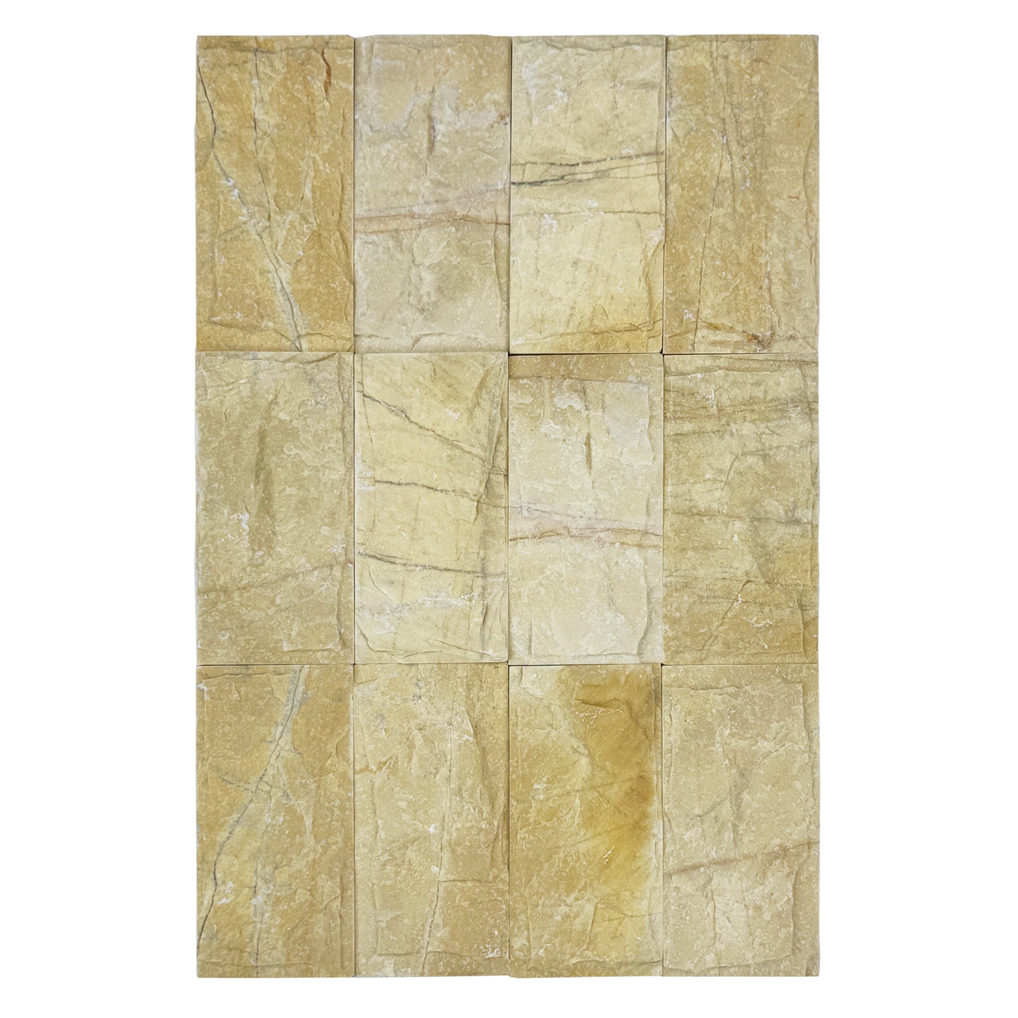 Palatial Sands Yellow Mushroom Marble Wall Cladding